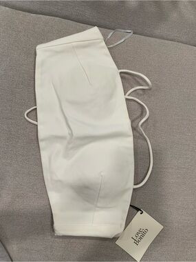 Love, Bonito White Strapless Bustier Top